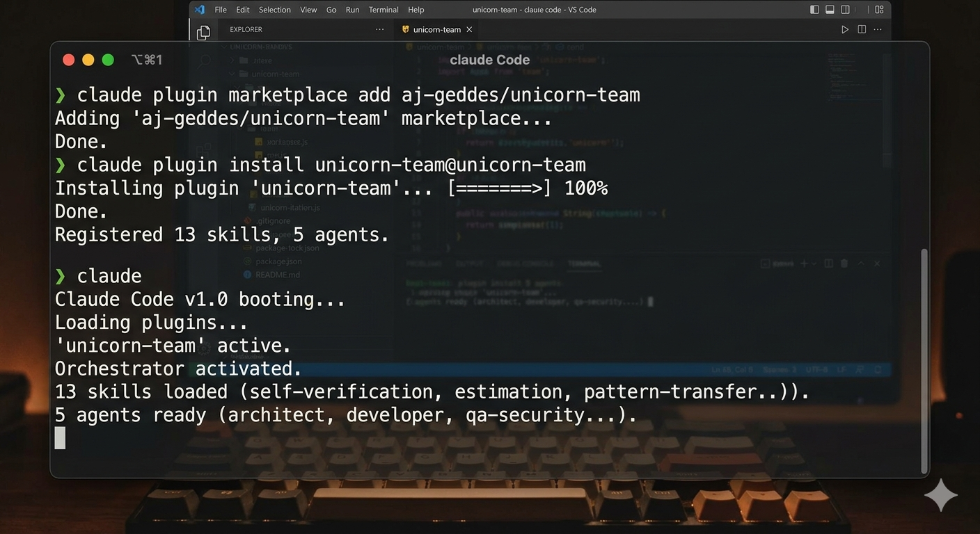 10X Developer Unicorn — Claude Code Plugin for AI Agent Orchestration ...